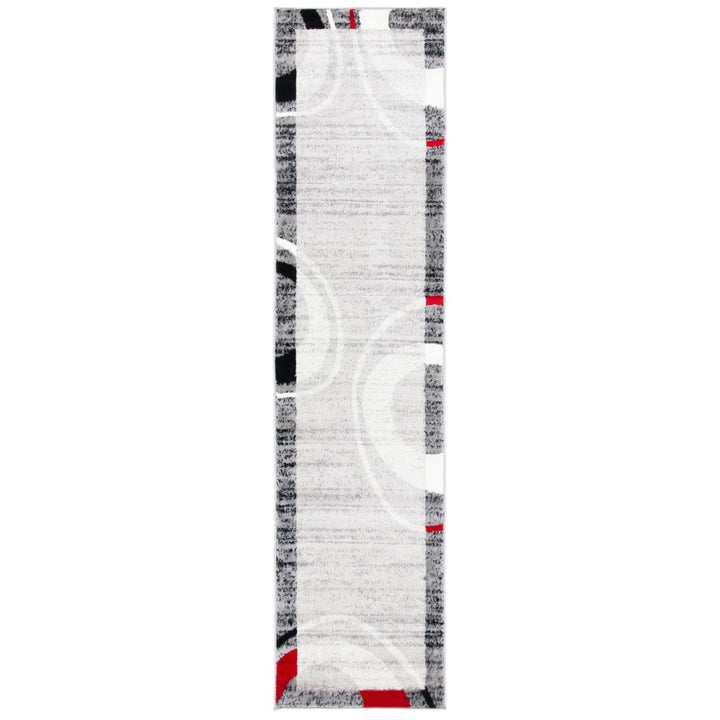 SAFAVIEH Skyler Collection SKY761F Grey / Red Rug Image 5