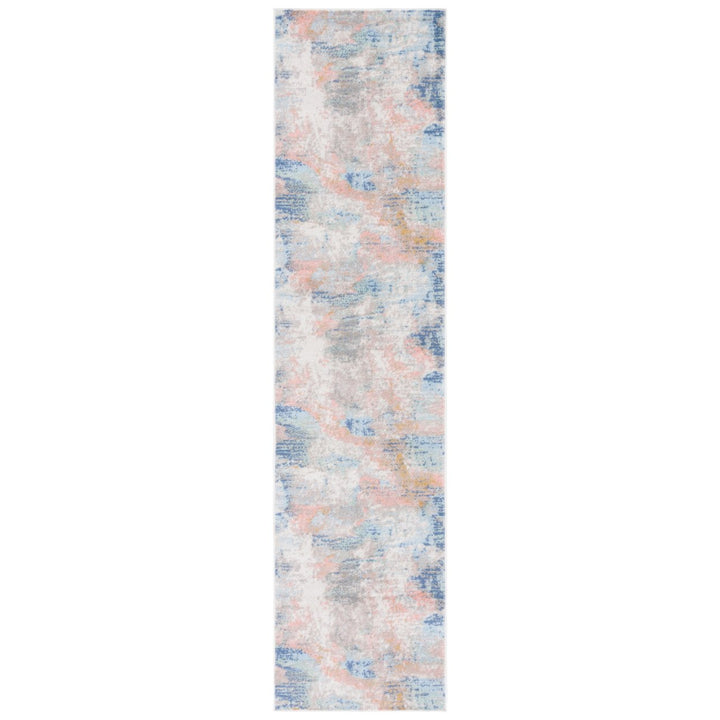 SAFAVIEH Skyler Collection SKY504C Beige Blue / Pink Rug Image 2