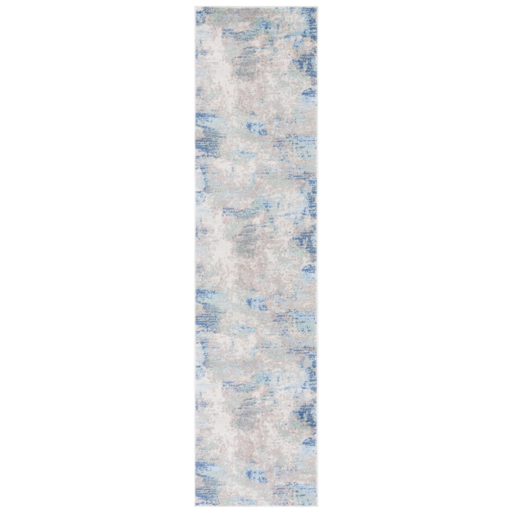 SAFAVIEH Skyler Collection SKY504B Beige / Grey Blue Rug Image 2