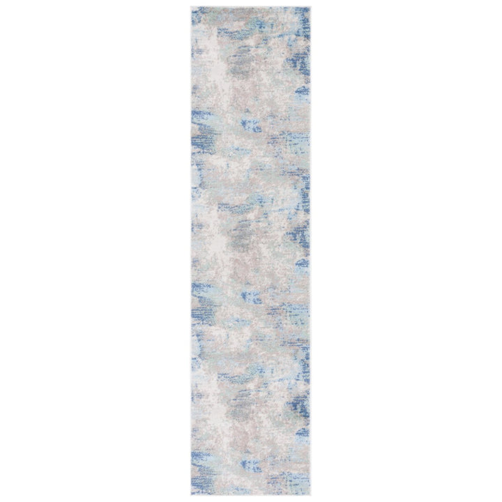 SAFAVIEH Skyler Collection SKY504B Beige / Grey Blue Rug Image 1