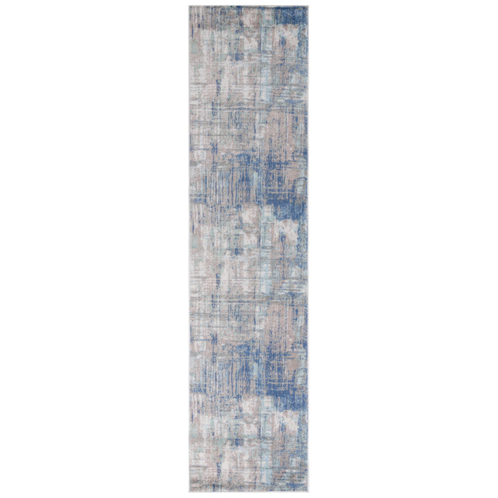 SAFAVIEH Skyler Collection SKY506F Grey Beige / Blue Rug Image 2