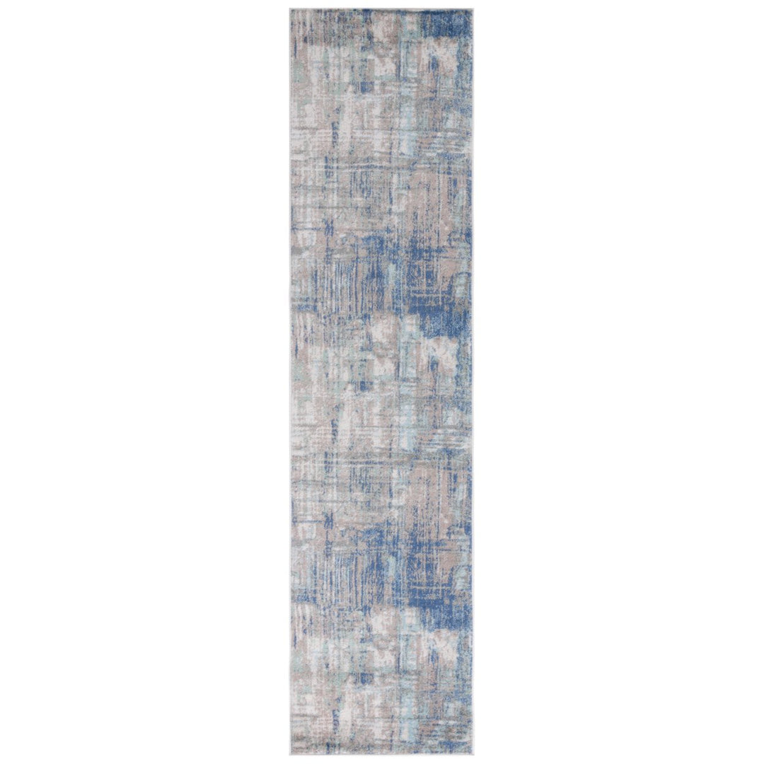 SAFAVIEH Skyler Collection SKY506F Grey Beige / Blue Rug Image 1