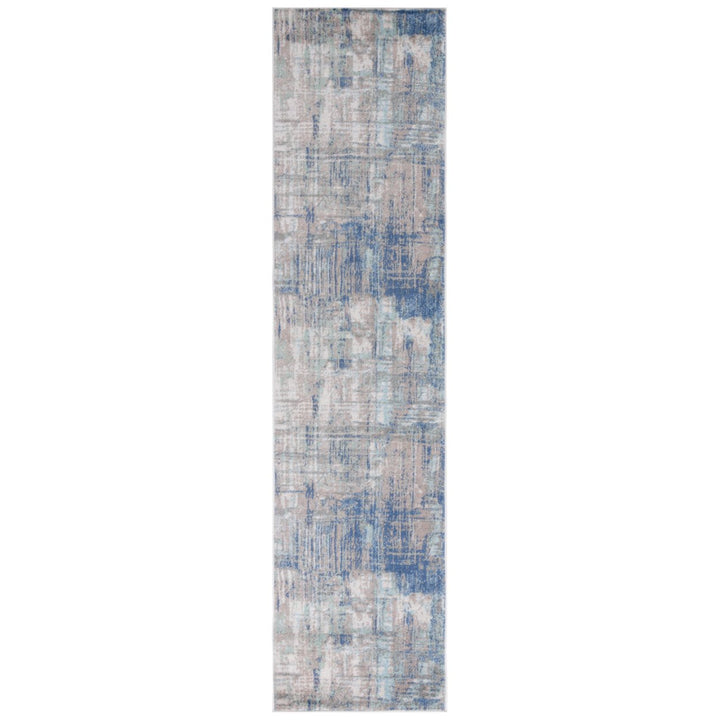 SAFAVIEH Skyler Collection SKY506F Grey Beige / Blue Rug Image 1