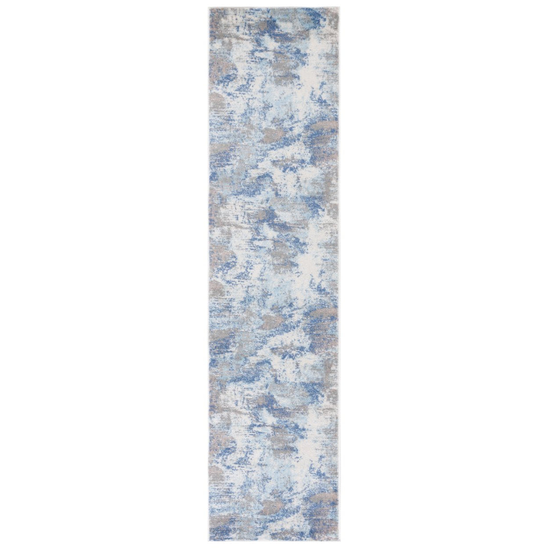 SAFAVIEH Skyler Collection SKY504M Light Blue / Grey Rug Image 1