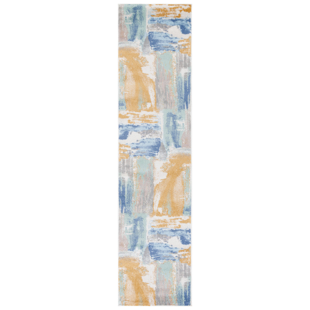 SAFAVIEH Skyler Collection SKY510D Gold / Blue Green Rug Image 2