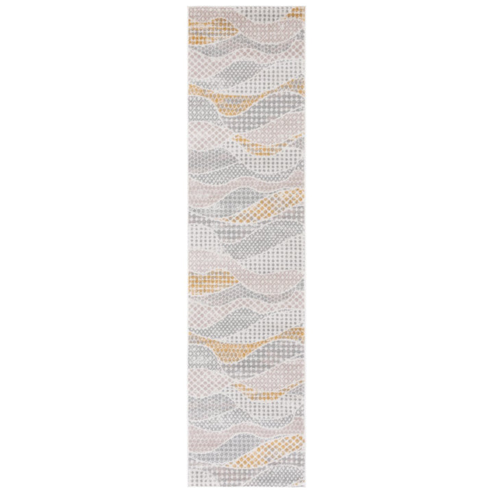 SAFAVIEH Skyler Collection SKY514F Grey Beige / Gold Rug Image 2