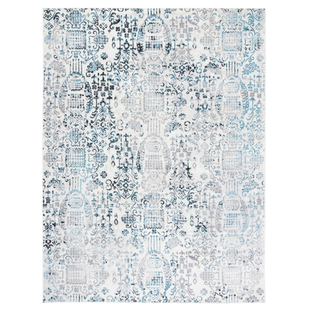 SAFAVIEH Skyler Collection SKY711A Grey / Blue Rug Image 1