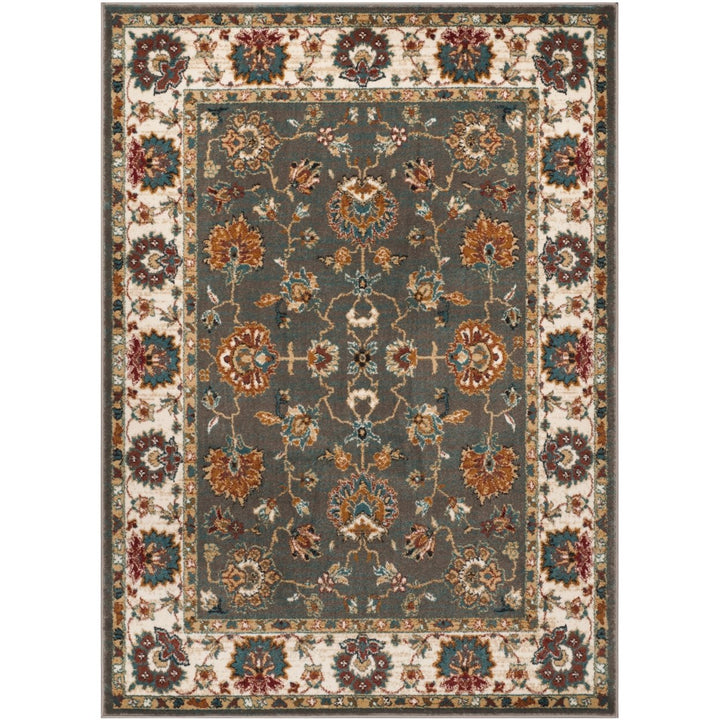 SAFAVIEH Summit Collection SMT292G Grey / Ivory Rug Image 2