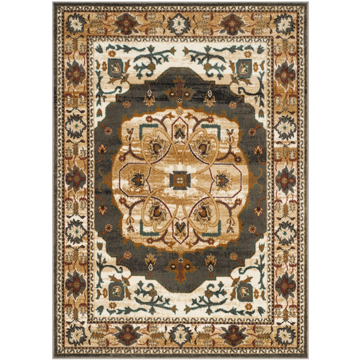 SAFAVIEH Summit Collection SMT294G Grey / Ivory Rug Image 2