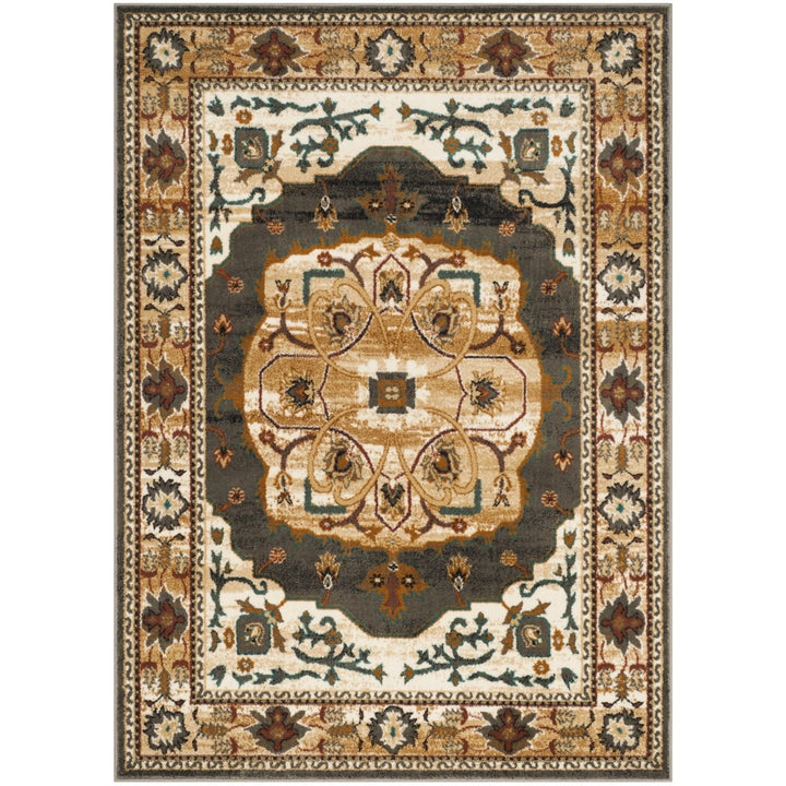 SAFAVIEH Summit Collection SMT294G Grey / Ivory Rug Image 1