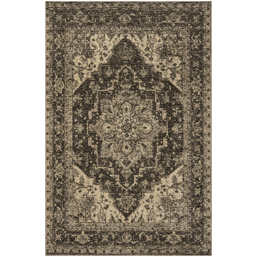 SAFAVIEH Summit Collection SMT416T Brown / Creme Rug Image 2