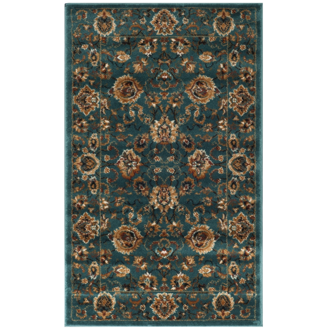 SAFAVIEH Summit Collection SMT297L Teal / Teal Rug Image 2