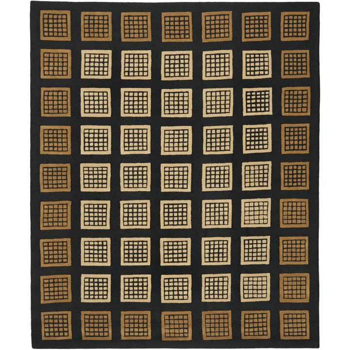 SAFAVIEH Soho Collection SO93A Handmade Black Rug Image 1