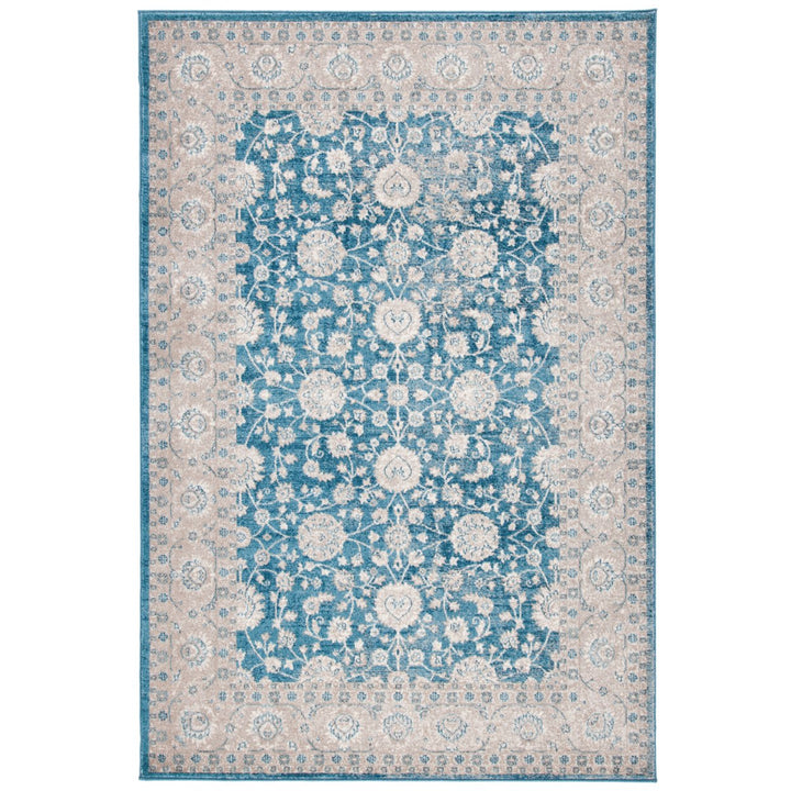 SAFAVIEH Sofia Collection SOF330M Blue / Beige Rug Image 1