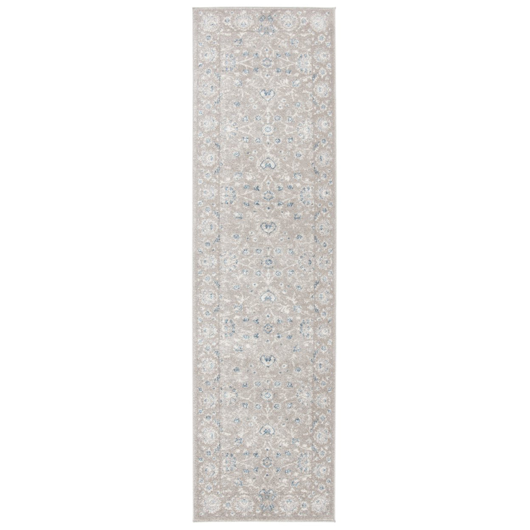 SAFAVIEH Sofia Collection SOF330A Tan / Blue Rug Image 1