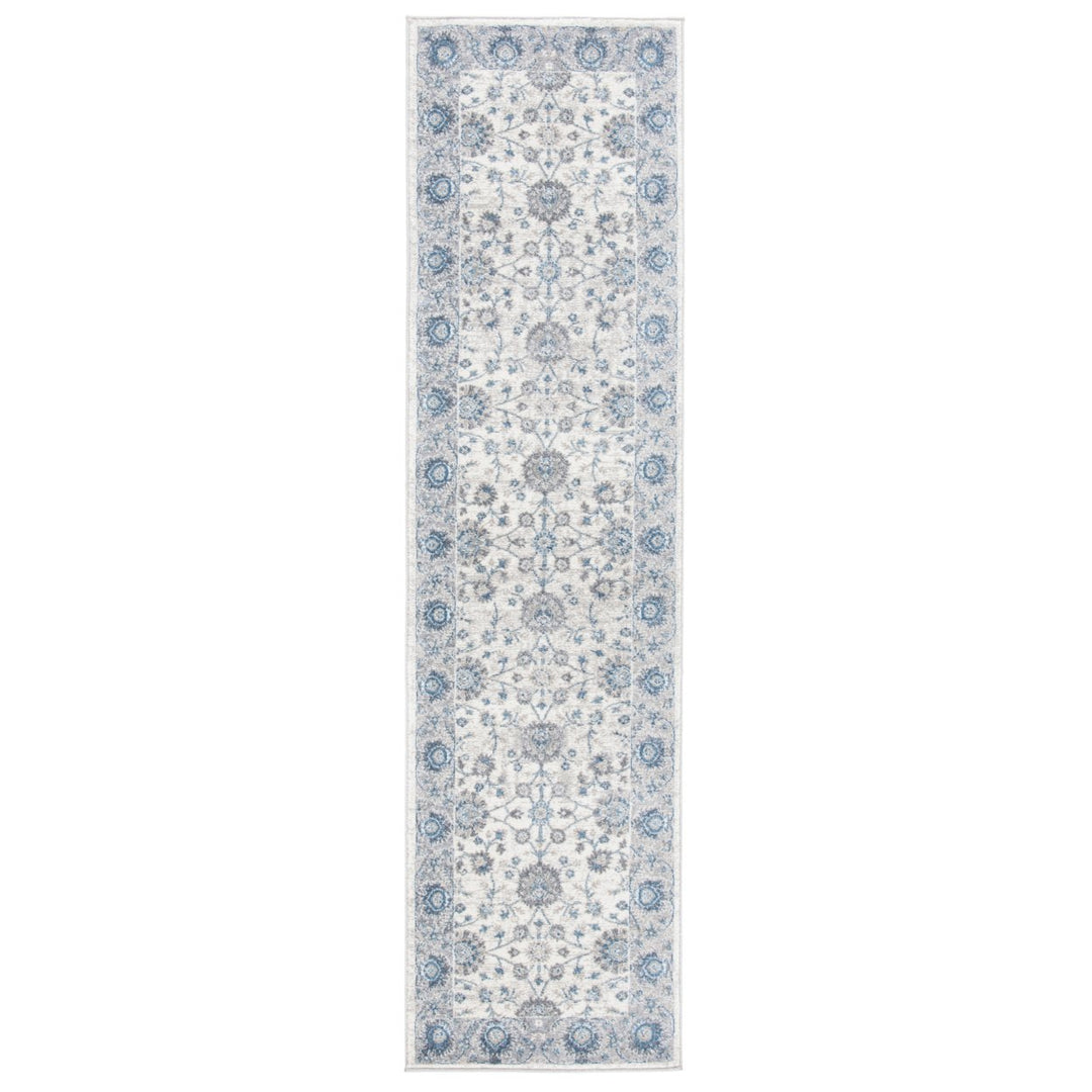 SAFAVIEH Sofia Collection SOF330C Ivory / Blue Rug Image 5