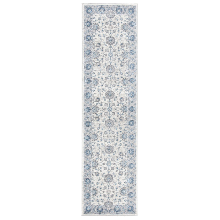 SAFAVIEH Sofia Collection SOF330C Ivory / Blue Rug Image 5