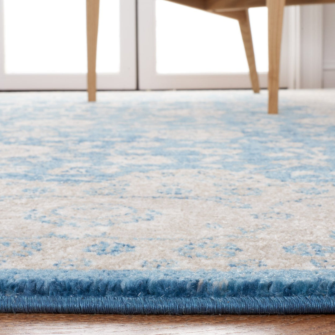 SAFAVIEH Sofia Collection SOF330M Blue / Beige Rug Image 7