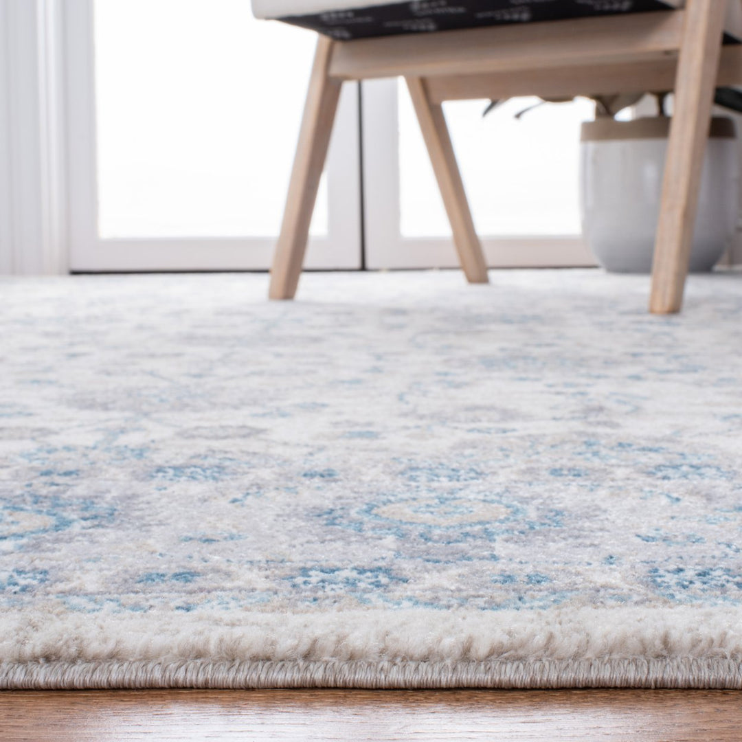 SAFAVIEH Sofia Collection SOF330C Ivory / Blue Rug Image 7