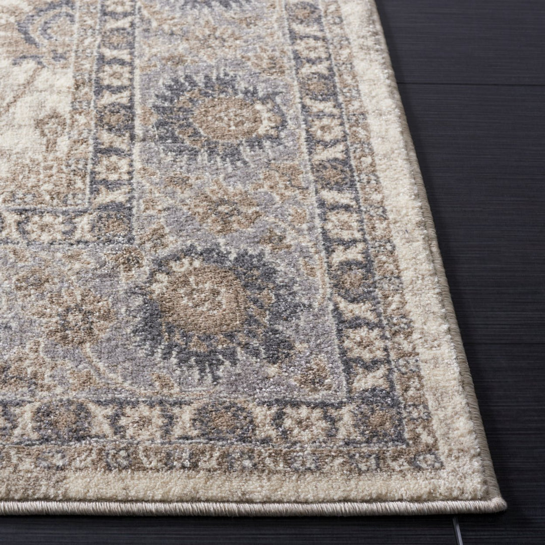 SAFAVIEH Sofia Collection SOF330D Ivory / Grey Rug Image 7