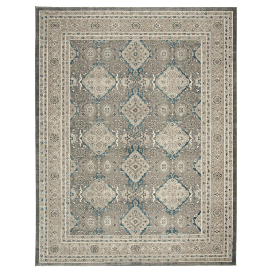 SAFAVIEH Sofia Collection SOF366B Light Grey / Beige Rug Image 1