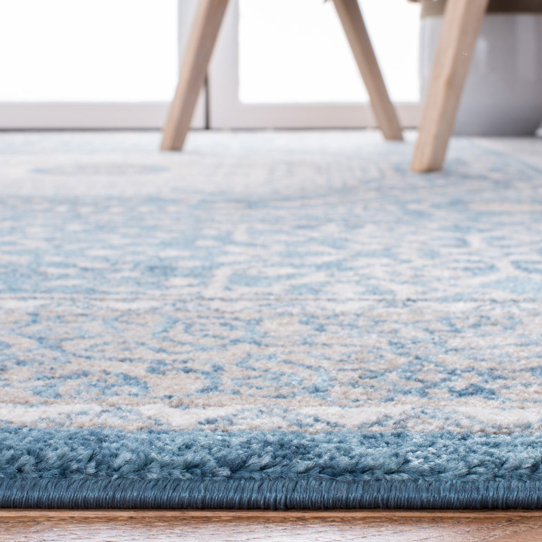 SAFAVIEH Sofia Collection SOF365M Blue / Beige Rug Image 8