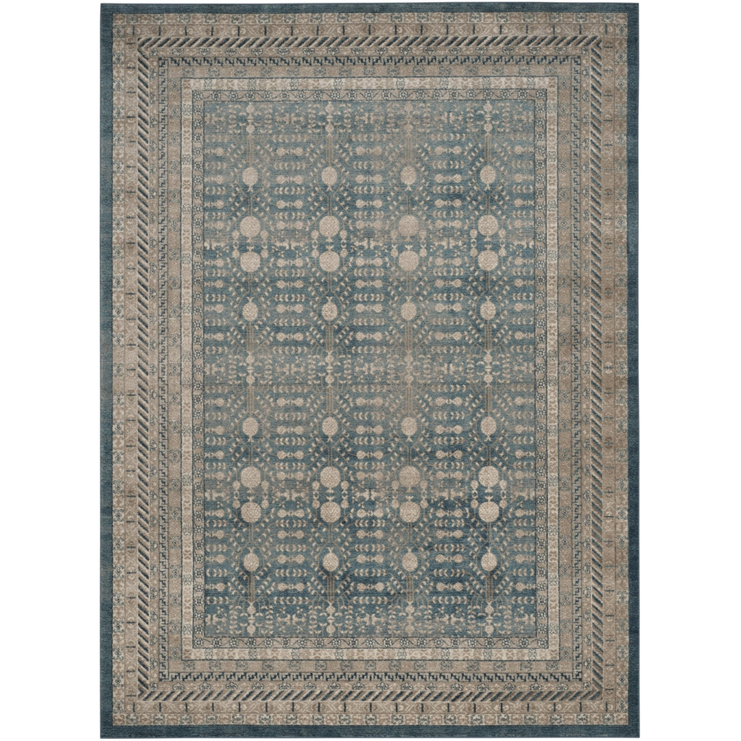 SAFAVIEH Sofia Collection SOF376C Blue / Beige Rug Image 1