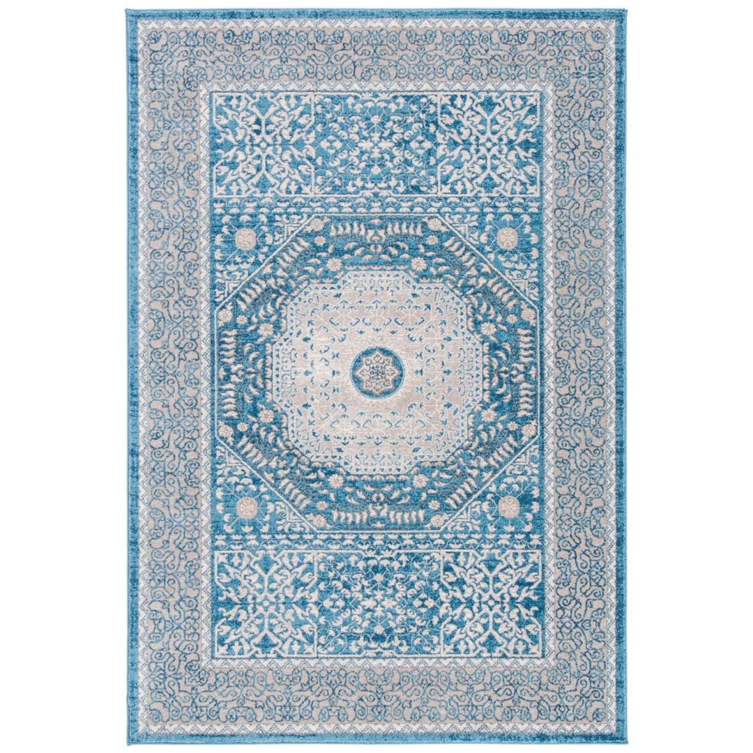 SAFAVIEH Sofia Collection SOF365M Blue / Beige Rug Image 1