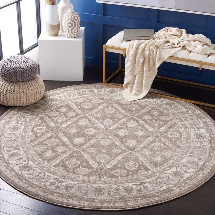 SAFAVIEH Sofia Collection SOF378B Tan / Beige Rug Image 2