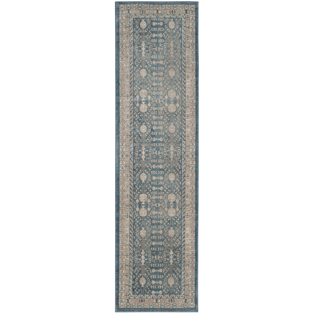 SAFAVIEH Sofia Collection SOF376C Blue / Beige Rug Image 5