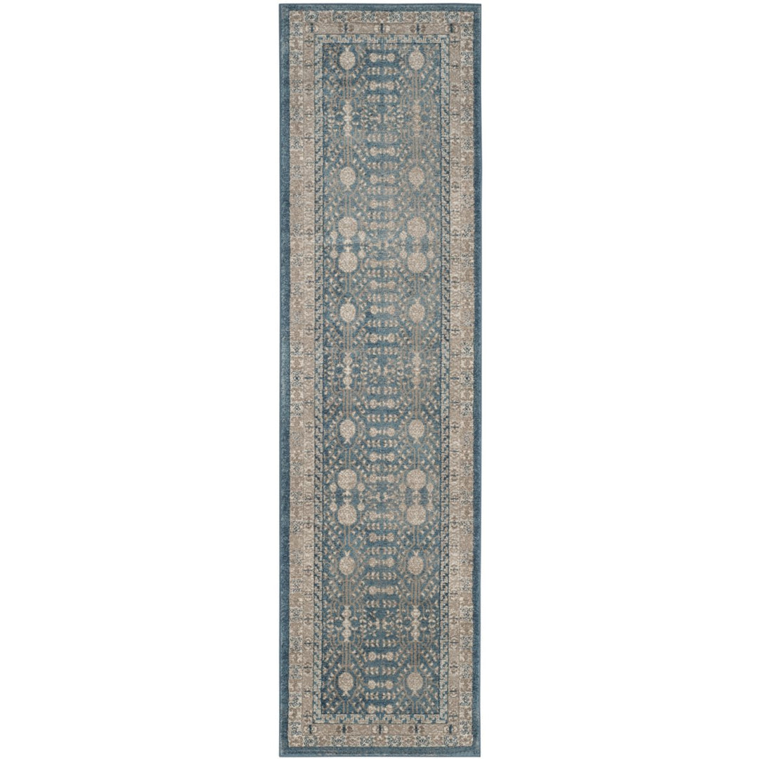 SAFAVIEH Sofia Collection SOF376C Blue / Beige Rug Image 1