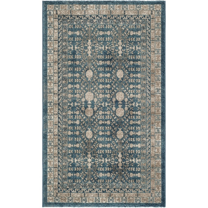 SAFAVIEH Sofia Collection SOF376C Blue / Beige Rug Image 8