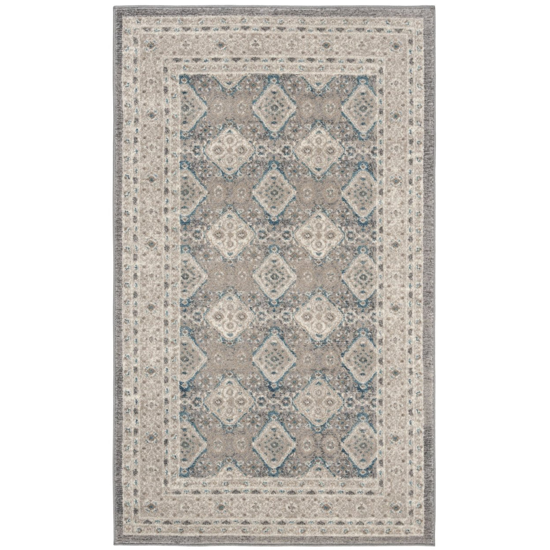 SAFAVIEH Sofia Collection SOF366B Light Grey / Beige Rug Image 1