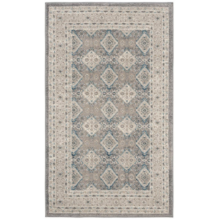 SAFAVIEH Sofia Collection SOF366B Light Grey / Beige Rug Image 1