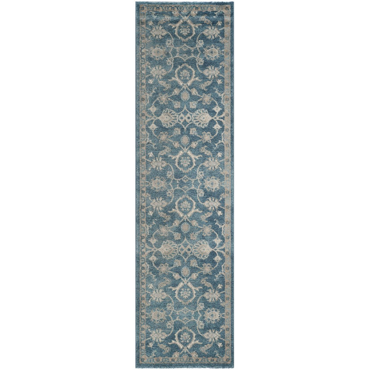 SAFAVIEH Sofia Collection SOF386C Blue / Beige Rug Image 1