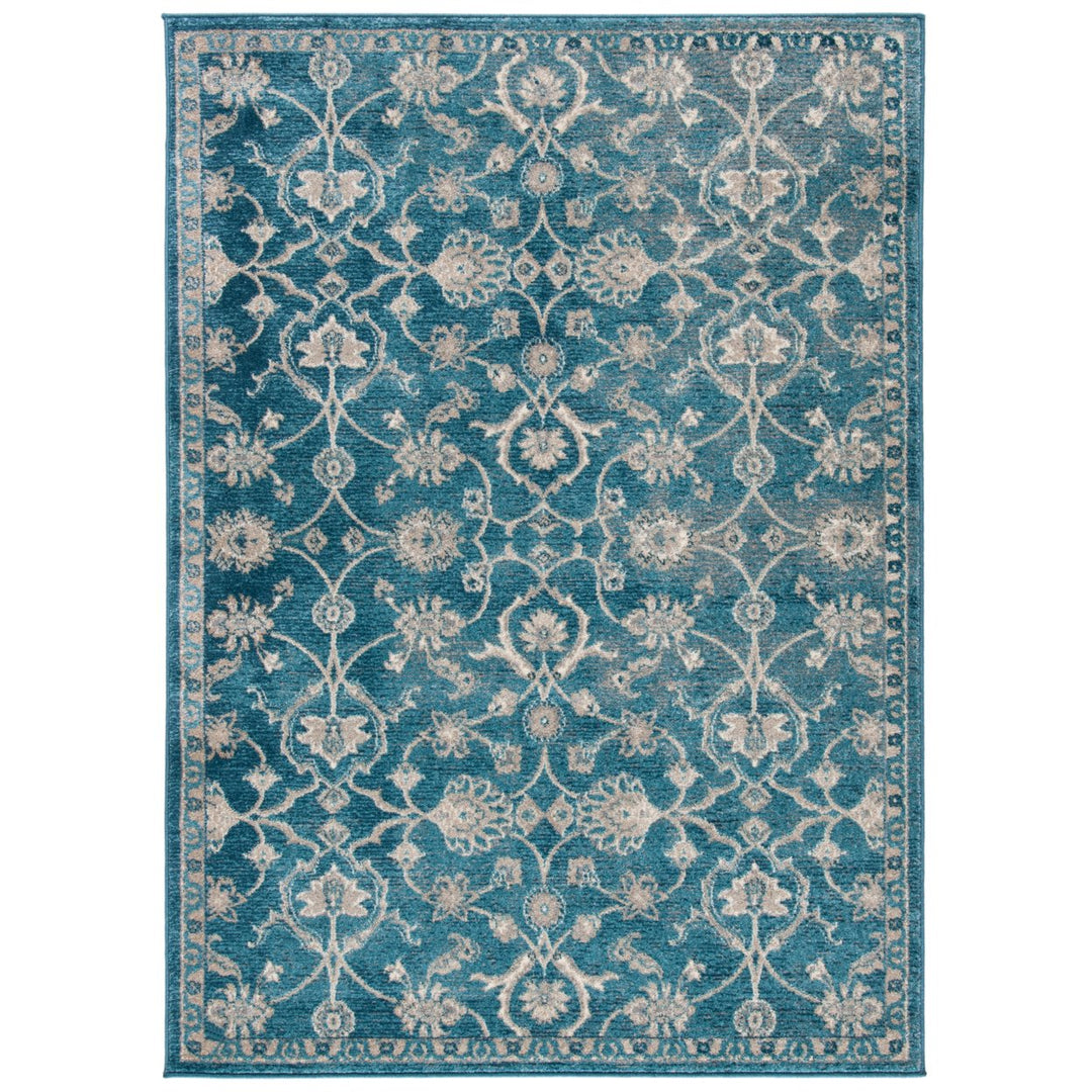 SAFAVIEH Sofia Collection SOF386C Blue / Beige Rug Image 1