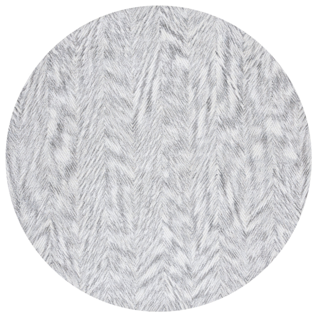 SAFAVIEH Soho Collection SOH175F Handmade Grey/Ivory Rug Image 4