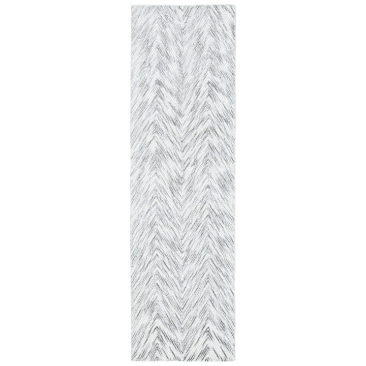 SAFAVIEH Soho Collection SOH175F Handmade Grey/Ivory Rug Image 5