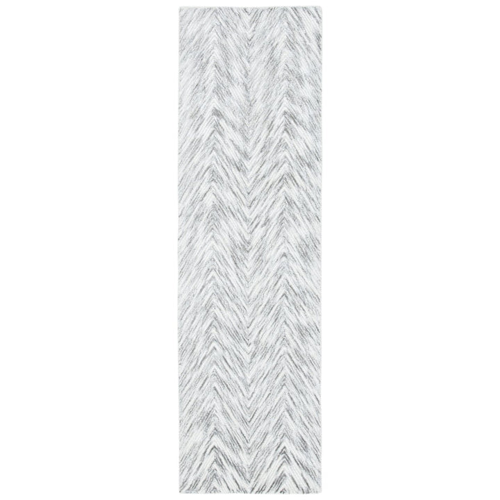 SAFAVIEH Soho Collection SOH175F Handmade Grey/Ivory Rug Image 1