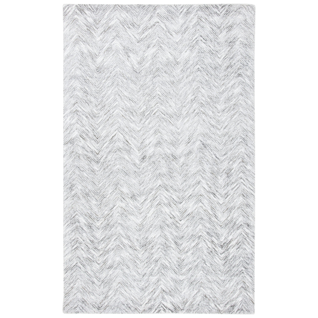 SAFAVIEH Soho Collection SOH175F Handmade Grey/Ivory Rug Image 10