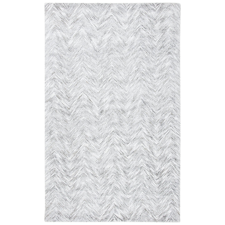 SAFAVIEH Soho Collection SOH175F Handmade Grey/Ivory Rug Image 10