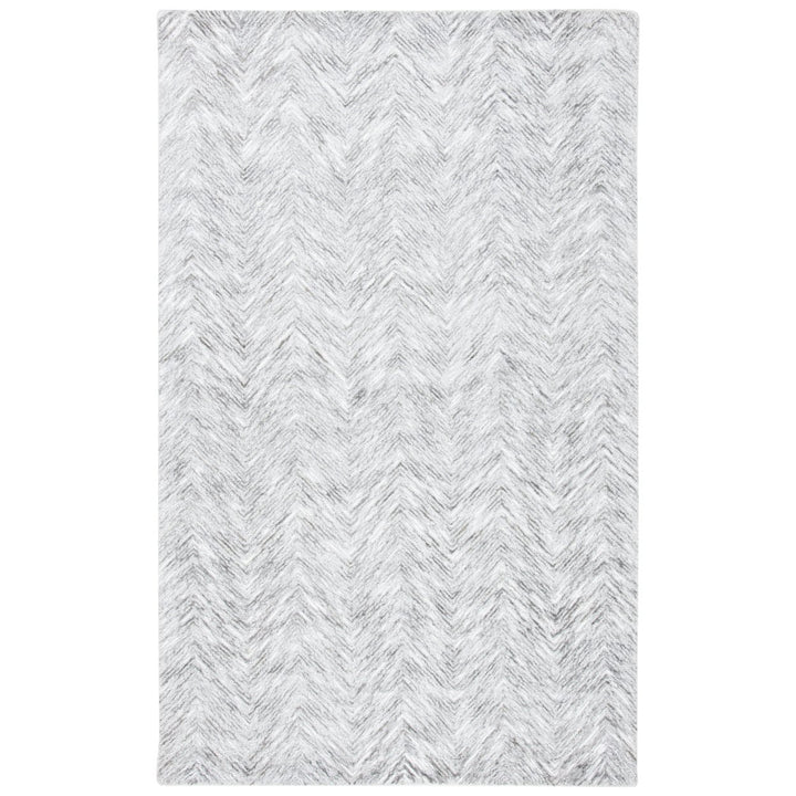 SAFAVIEH Soho Collection SOH175F Handmade Grey/Ivory Rug Image 1