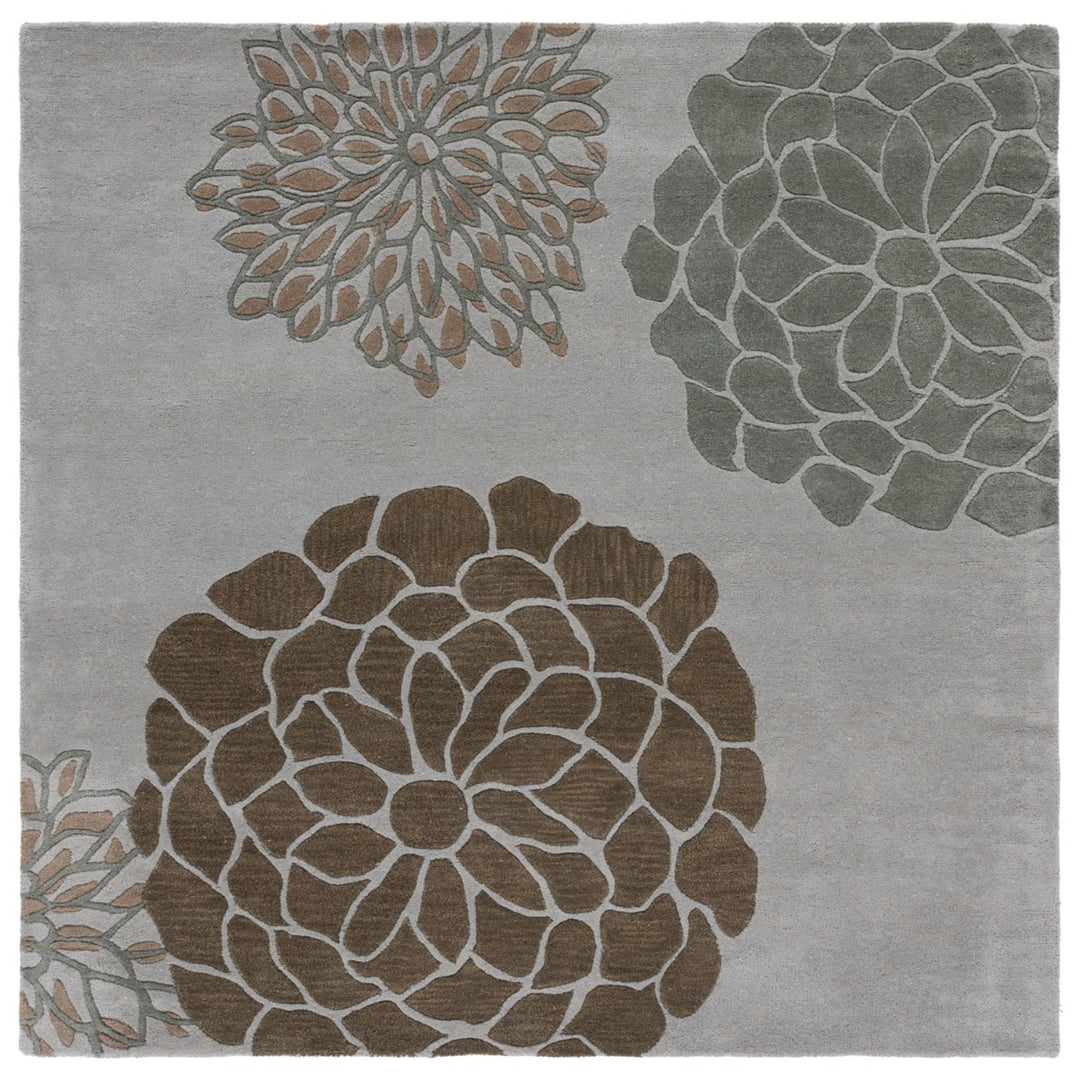 SAFAVIEH Soho Collection SOH211A Handmade Light Grey Rug Image 6