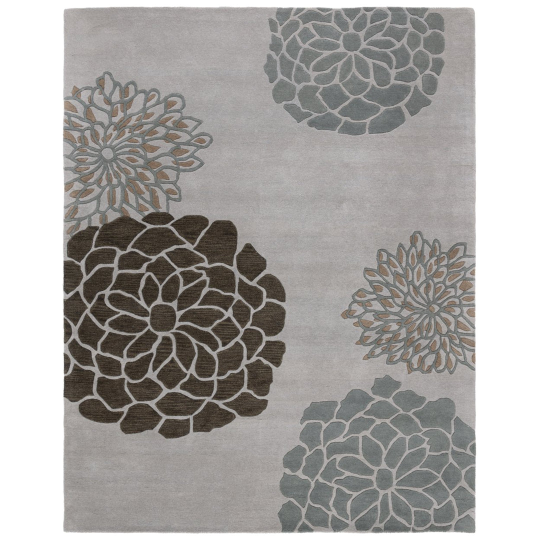 SAFAVIEH Soho Collection SOH211A Handmade Light Grey Rug Image 1