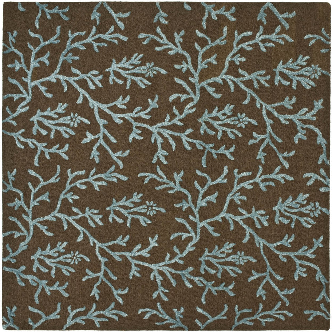 SAFAVIEH Soho SOH214B Handmade Brown / Light Blue Rug Image 1