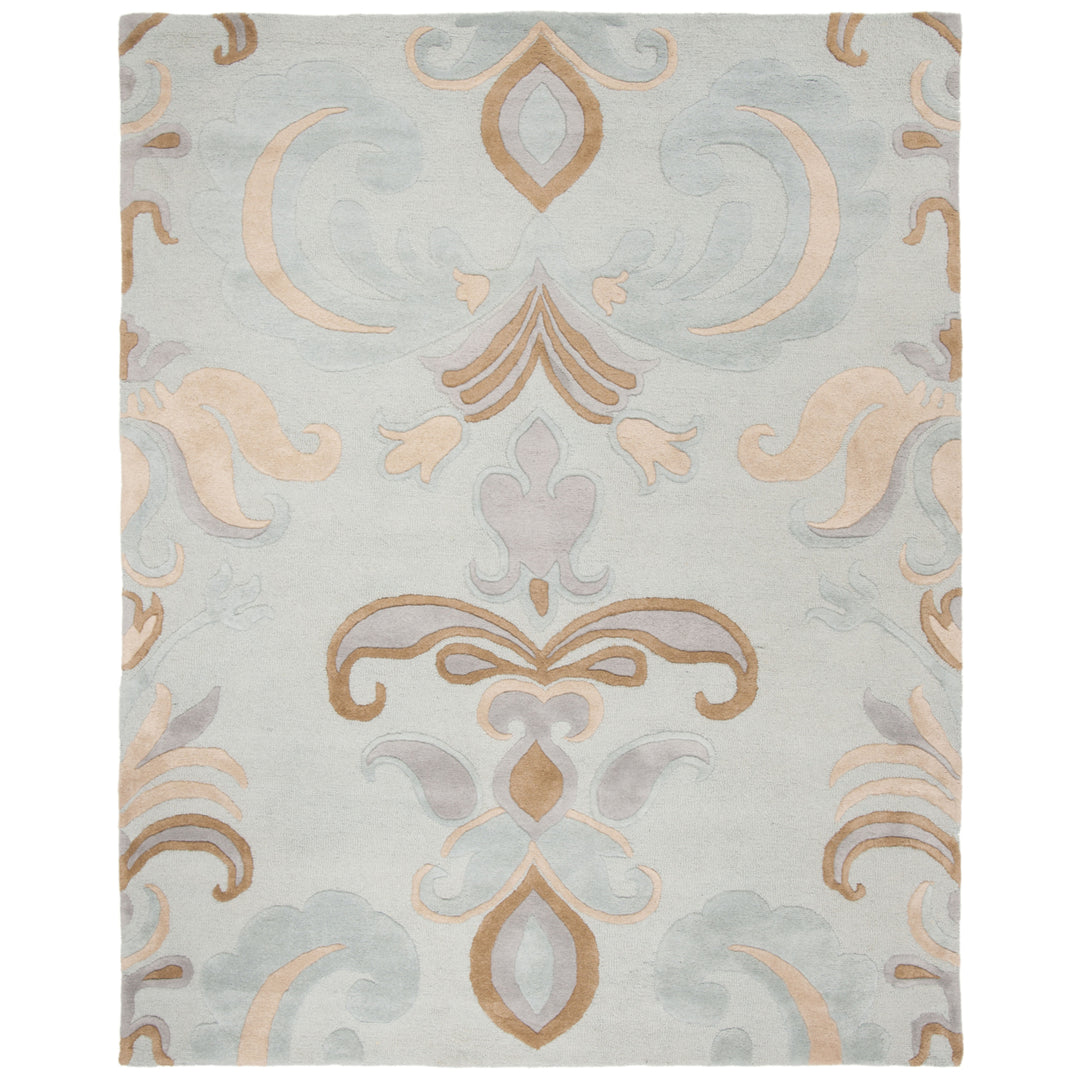 SAFAVIEH Soho SOH215A Handmade Light Blue / Multi Rug Image 1