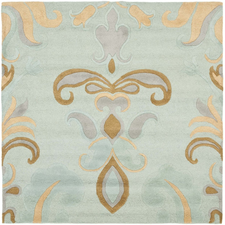 SAFAVIEH Soho SOH215A Handmade Light Blue / Multi Rug Image 6