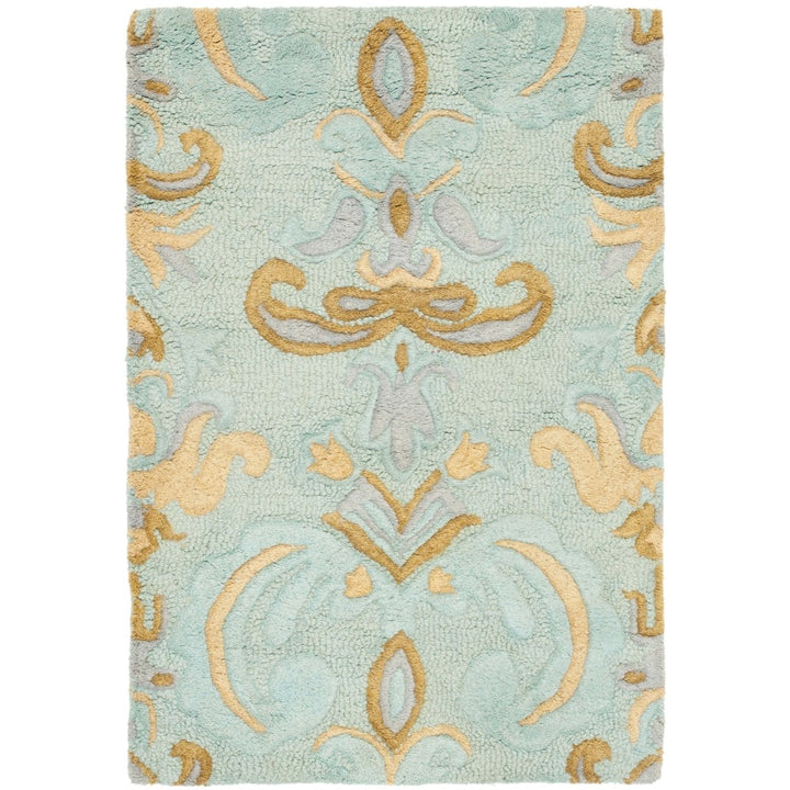 SAFAVIEH Soho SOH215A Handmade Light Blue / Multi Rug Image 8