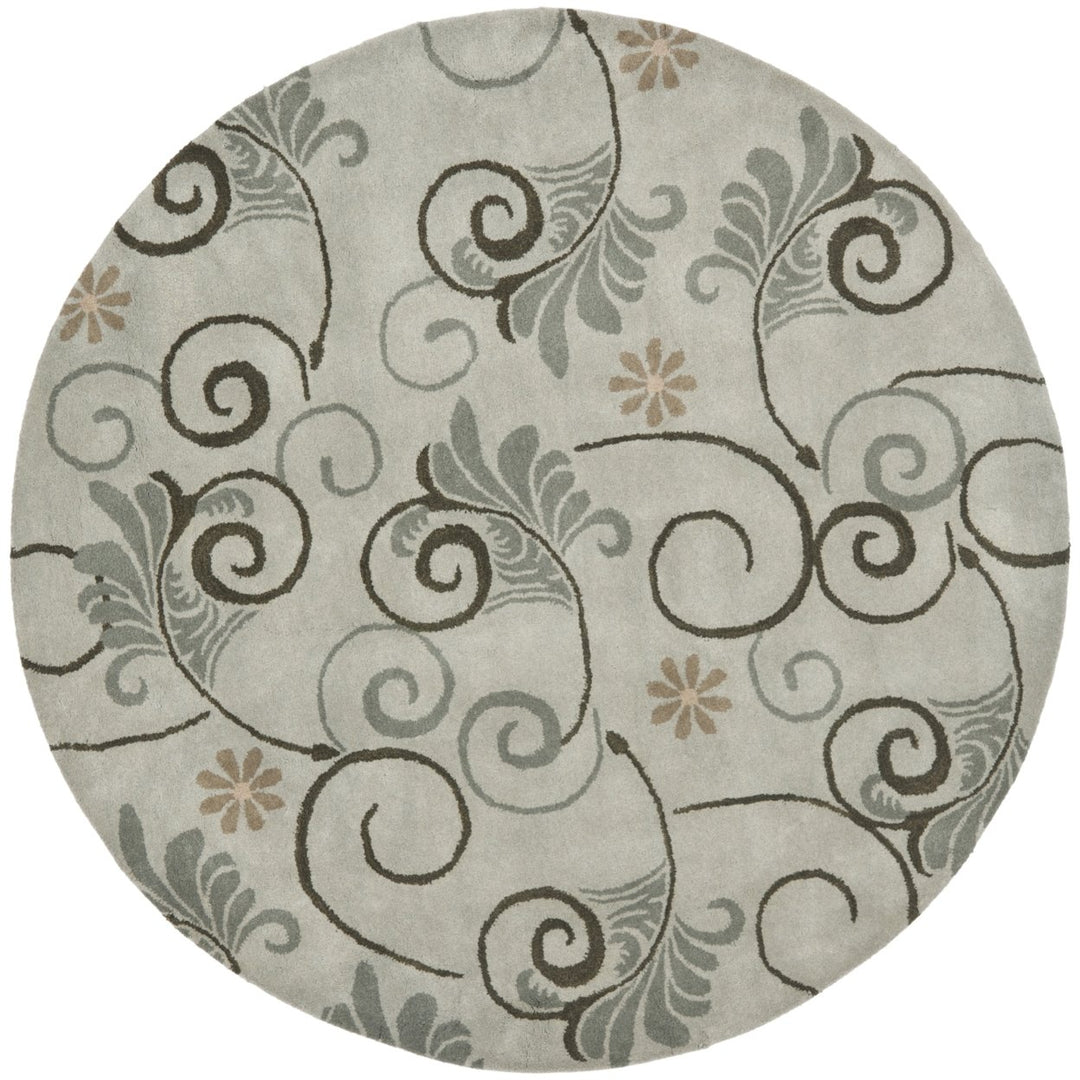 SAFAVIEH Soho Collection SOH220A Handmade Grey/Multi Rug Image 1