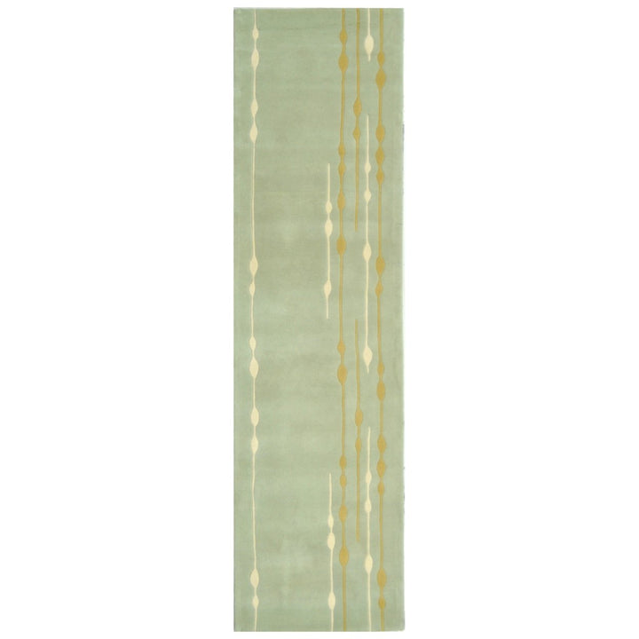 SAFAVIEH Soho Collection SOH303A Handmade Light Green Rug Image 5